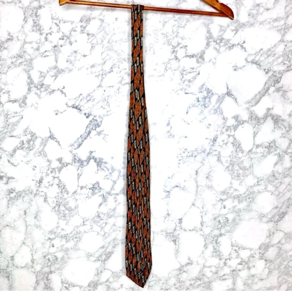 Vintage Silk Celtic Knotwork Pattern Handmade Men… - image 3